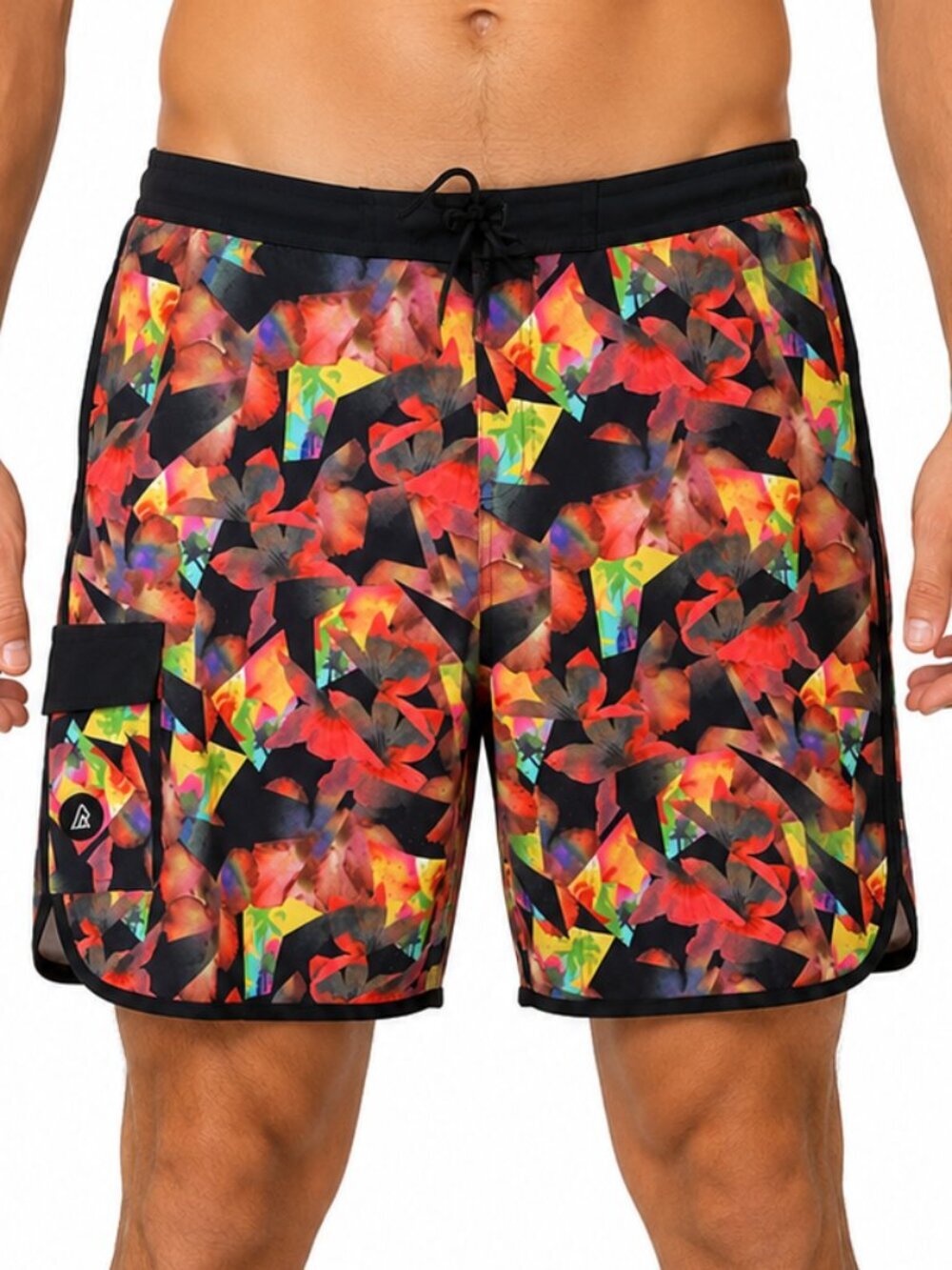 Ripzone Board Shorts Men's XL Multicolor Abstract Surf Swim Shorts 20"